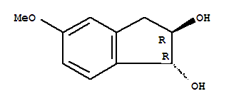 (1r,2r)-rel-(9ci)=2,3-二氫-5-甲氧基-1H-茚-1,2-二醇結(jié)構(gòu)式_753020-52-9結(jié)構(gòu)式