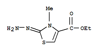 4-Thiazolecarboxylicacid,2-hydrazono-2,3-dihydro-3-methyl-,ethylester(9ci)Structure,753027-75-7Structure 4-Thiazolecarboxylicacid,2-hydrazono-2,3-dihydro-3-methyl-,ethylester(9ci) Structure,753027-75-7Structure