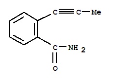 Benzamide, 2-(1-propynyl)-(9ci)Structure,753497-41-5Structure Benzamide, 2-(1-propynyl)-(9ci) Structure,753497-41-5Structure