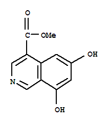 4-Isoquinolinecarboxylic acid, 6,8-dihydroxy-, methyl ester (9ci)Structure,754215-76-4Structure 4-Isoquinolinecarboxylic acid, 6,8-dihydroxy-, methyl ester (9ci) Structure,754215-76-4Structure