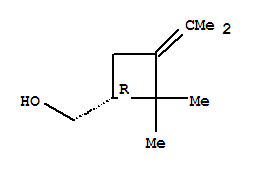 Cyclobutanemethanol, 2,2-dimethyl-3-(1-methylethylidene)-, (1r)-(9ci) Structure,754227-26-4Structure