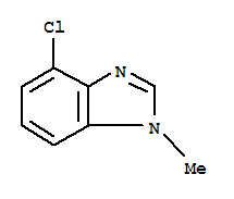 1H-benzimidazole,4-chloro-1-methyl-(9ci)Structure,75438-01-6Structure 1H-benzimidazole,4-chloro-1-methyl-(9ci) Structure,75438-01-6Structure