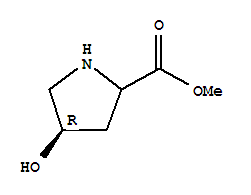 (4r)-(9ci)-4-羥基脯氨酸甲酯結(jié)構(gòu)式_754962-86-2結(jié)構(gòu)式