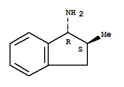 (1r,2s)-(9ci)-2,3-二氫-2-甲基-1H-茚-1-胺結構式_754978-13-7結構式