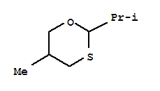 (9ci)-5-甲基-2-(1-甲基乙基)-1,3-氧硫雜環(huán)己烷結(jié)構式_75501-43-8結(jié)構式