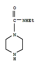 N-乙基-1-哌嗪羧酰胺結(jié)構(gòu)式_75529-72-5結(jié)構(gòu)式