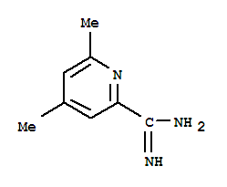 2-Pyridinecarboximidamide,4,6-dimethyl-(9ci)Structure,755716-48-4Structure 2-Pyridinecarboximidamide,4,6-dimethyl-(9ci) Structure,755716-48-4Structure