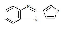 Benzothiazole, 2-(3-furanyl)-(9ci)Structure,75596-14-4Structure Benzothiazole, 2-(3-furanyl)-(9ci) Structure,75596-14-4Structure