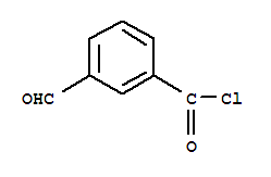 Benzoyl chloride, 3-formyl-(9ci)Structure,75650-38-3Structure Benzoyl chloride, 3-formyl-(9ci) Structure,75650-38-3Structure