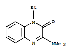 2(1H)-quinoxalinone,3-(dimethylamino)-1-ethyl-(9ci)Structure,756797-55-4Structure 2(1H)-quinoxalinone,3-(dimethylamino)-1-ethyl-(9ci) Structure,756797-55-4Structure