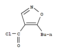 4-Isoxazolecarbonyl chloride, 5-butyl-(9ci)Structure,75706-00-2Structure 4-Isoxazolecarbonyl chloride, 5-butyl-(9ci) Structure,75706-00-2Structure