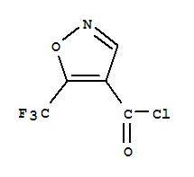 4-Isoxazolecarbonyl chloride, 5-(trifluoromethyl)-(9ci)Structure,75706-01-3Structure 4-Isoxazolecarbonyl chloride, 5-(trifluoromethyl)-(9ci) Structure,75706-01-3Structure