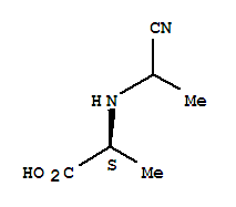 (9ci)-n-(1-氰基乙基)-L-丙氨酸結(jié)構(gòu)式_757146-61-5結(jié)構(gòu)式