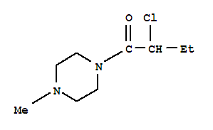Piperazine, 1-(2-chloro-1-oxobutyl)-4-methyl-(9ci)Structure,757149-14-7Structure Piperazine, 1-(2-chloro-1-oxobutyl)-4-methyl-(9ci) Structure,757149-14-7Structure