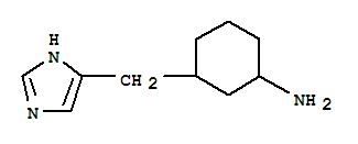 Cyclohexanamine, 3-(1h-imidazol-4-ylmethyl)-(9ci) Structure,757885-20-4Structure
