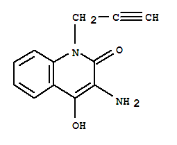 2(1H)-quinolinone, 3-amino-4-hydroxy-1-(2-propynyl)-(9ci)Structure,757888-54-3Structure 2(1H)-quinolinone, 3-amino-4-hydroxy-1-(2-propynyl)-(9ci) Structure,757888-54-3Structure