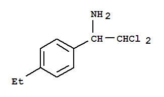 Benzenemethanamine, alpha-(dichloromethyl)-4-ethyl-(9ci)Structure,757893-51-9Structure Benzenemethanamine, alpha-(dichloromethyl)-4-ethyl-(9ci) Structure,757893-51-9Structure