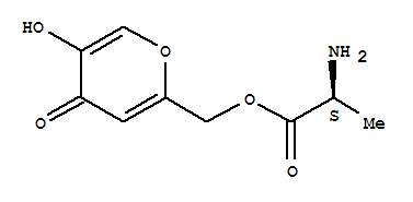 L-alanine, (5-hydroxy-4-oxo-4h-pyran-2-yl)methyl ester (9ci)Structure,757915-07-4Structure L-alanine, (5-hydroxy-4-oxo-4h-pyran-2-yl)methyl ester (9ci) Structure,757915-07-4Structure