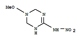 1,3,5-Triazin-2-amine,1,4,5,6-tetrahydro-5-methoxy-n-nitro-(9ci)Structure,758653-21-3Structure 1,3,5-Triazin-2-amine,1,4,5,6-tetrahydro-5-methoxy-n-nitro-(9ci) Structure,758653-21-3Structure