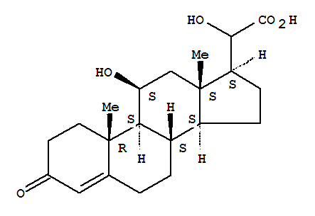20-Dihydro-corticosterone 21-carboxylic acidStructure,75879-79-7Structure 20-Dihydro-corticosterone 21-carboxylic acid Structure,75879-79-7Structure