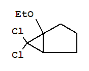 (9ci)-6,6-二氯-1-乙氧基-雙環(huán)[3.1.0]己烷結(jié)構(gòu)式_75906-17-1結(jié)構(gòu)式