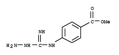 Benzoic acid, 4-[(hydrazinoiminomethyl)amino]-, methyl ester (9ci) Structure,759400-69-6Structure