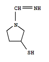 3-Pyrrolidinethiol,1-(iminomethyl)-(9ci)Structure,760132-90-9Structure 3-Pyrrolidinethiol,1-(iminomethyl)-(9ci) Structure,760132-90-9Structure