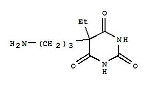 (9ci)-5-(3-氨基丙基)-5-乙基-2,4,6(1H,3h,5h)-嘧啶三酮結構式_760912-25-2結構式
