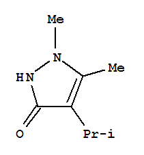 3H-pyrazol-3-one, 1,2-dihydro-1,5-dimethyl-4-(1-methylethyl)-(9ci)Structure,760971-68-4Structure 3H-pyrazol-3-one, 1,2-dihydro-1,5-dimethyl-4-(1-methylethyl)-(9ci) Structure,760971-68-4Structure