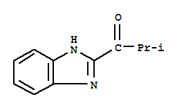 (9ci)-1-(1H-苯并咪唑-2-基)-2-甲基-1-丙酮結(jié)構(gòu)式_76098-79-8結(jié)構(gòu)式
