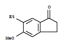 (9ci)-6-乙基-2,3-二氫-5-甲氧基-1H-茚-1-酮結構式_760993-94-0結構式