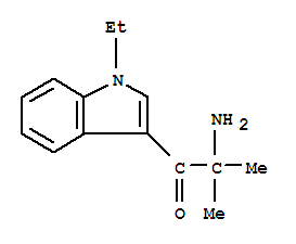 1-Propanone,2-amino-1-(1-ethyl-1h-indol-3-yl)-2-methyl-(9ci)Structure,761338-34-5Structure 1-Propanone,2-amino-1-(1-ethyl-1h-indol-3-yl)-2-methyl-(9ci) Structure,761338-34-5Structure