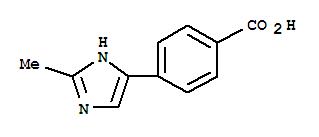 Benzoic acid, 4-(2-methyl-1h-imidazol-4-yl)-(9ci)Structure,763913-26-4Structure Benzoic acid, 4-(2-methyl-1h-imidazol-4-yl)-(9ci) Structure,763913-26-4Structure
