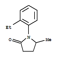 2-Pyrrolidinone,1-(2-ethylphenyl)-5-methyl-(9ci)Structure,764717-95-5Structure 2-Pyrrolidinone,1-(2-ethylphenyl)-5-methyl-(9ci) Structure,764717-95-5Structure