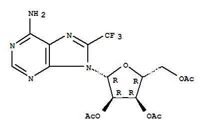 2,3,5-Tri-o-acetyl-8-trifluoromethyl adenosineStructure,76513-88-7Structure 2,3,5-Tri-o-acetyl-8-trifluoromethyl adenosine Structure,76513-88-7Structure