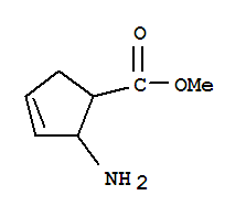 3-Cyclopentene-1-carboxylicacid,2-amino-,methylester(9ci)Structure,765864-04-8Structure 3-Cyclopentene-1-carboxylicacid,2-amino-,methylester(9ci) Structure,765864-04-8Structure
