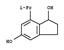 (9ci)-2,3-二氫-7-(1-甲基乙基)-1H-茚-1,5-二醇結(jié)構(gòu)式_765913-95-9結(jié)構(gòu)式