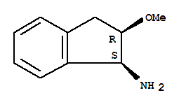 (1s,2r)-(9ci)-2,3-二氫-2-甲氧基-1H-茚-1-胺結(jié)構(gòu)式_765914-19-0結(jié)構(gòu)式