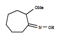 Cycloheptanone, 2-methoxy-, oxime (9ci) Structure,766516-08-9Structure