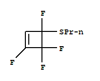 Cyclobutene, 1,3,4,4-tetrafluoro-3-(propylthio)-(9ci) Structure,766547-35-7Structure