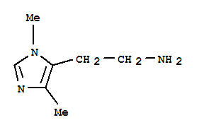 1H-imidazole-5-ethanamine,1,4-dimethyl-(9ci) Structure,767236-09-9Structure