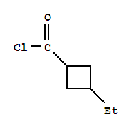 Cyclobutanecarbonyl chloride, 3-ethyl-(9ci) Structure,76730-61-5Structure