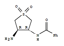 Benzamide, n-(4-aminotetrahydro-1,1-dioxido-3-thienyl)-, trans-(9ci)Structure,768322-24-3Structure Benzamide, n-(4-aminotetrahydro-1,1-dioxido-3-thienyl)-, trans-(9ci) Structure,768322-24-3Structure