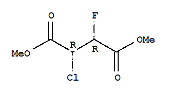 (r*,r*)-(9ci)-2-氯-3-氟-丁二酸二甲酯結(jié)構(gòu)式_76937-39-8結(jié)構(gòu)式
