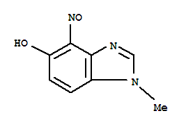 1H-benzimidazol-5-ol,1-methyl-4-nitroso-(9ci)Structure,76971-09-0Structure 1H-benzimidazol-5-ol,1-methyl-4-nitroso-(9ci) Structure,76971-09-0Structure