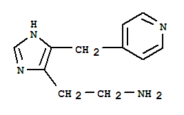 (9ci)-5-(4-吡啶甲基)-1H-咪唑-4-乙胺結構式_769912-44-9結構式