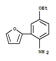 Benzenamine, 4-ethoxy-2-(2-furanyl)-(9ci)Structure,769921-98-4Structure Benzenamine, 4-ethoxy-2-(2-furanyl)-(9ci) Structure,769921-98-4Structure