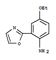 Benzenamine, 4-ethoxy-2-(2-oxazolyl)-(9ci)Structure,769922-03-4Structure Benzenamine, 4-ethoxy-2-(2-oxazolyl)-(9ci) Structure,769922-03-4Structure