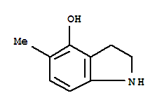 (9ci)-2,3-二氫-5-甲基-1H-吲哚-4-醇結(jié)構(gòu)式_770250-71-0結(jié)構(gòu)式