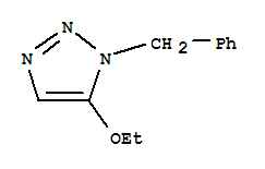 1H-1,2,3-triazole,5-ethoxy-1-(phenylmethyl)-(9ci)Structure,77077-99-7Structure 1H-1,2,3-triazole,5-ethoxy-1-(phenylmethyl)-(9ci) Structure,77077-99-7Structure